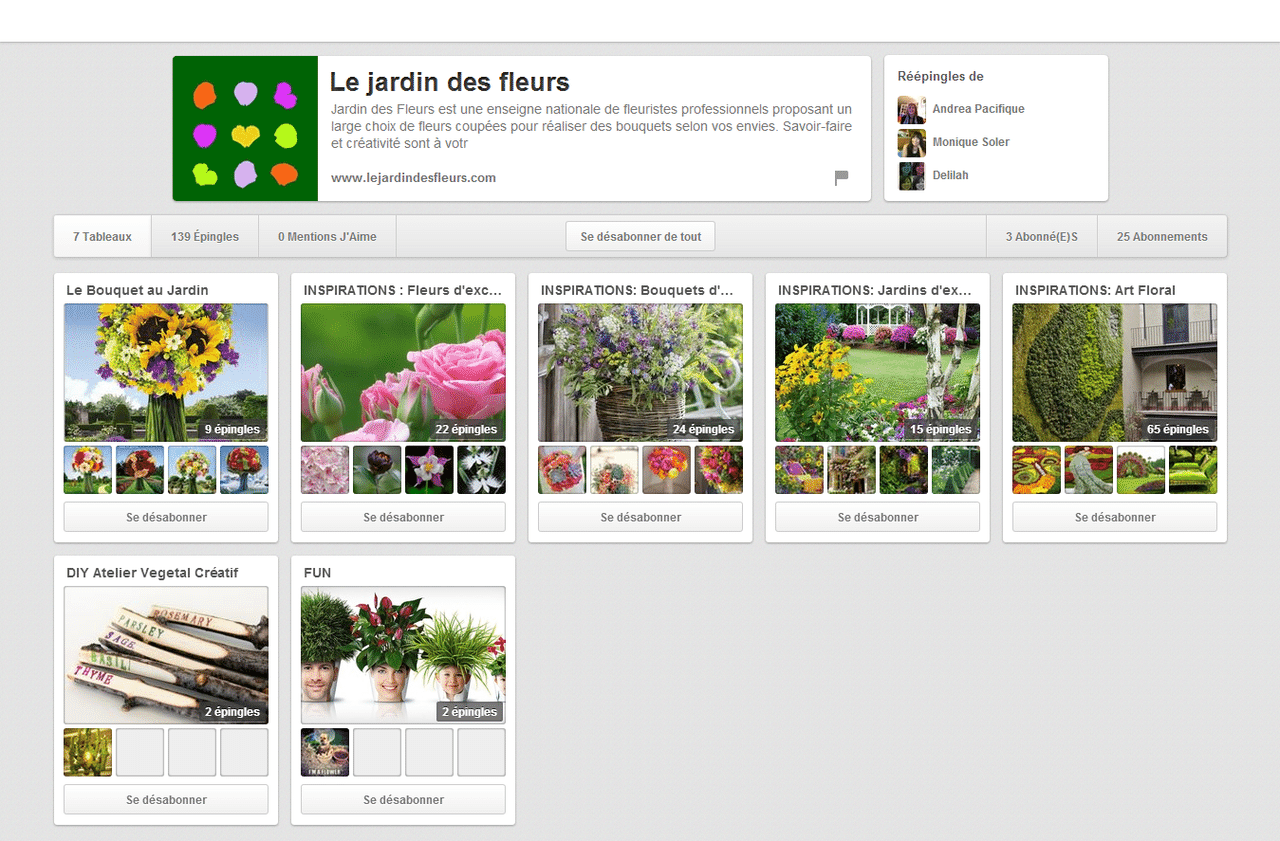 Le jardin des fleurs (jardindfleurs) on Pinterest
