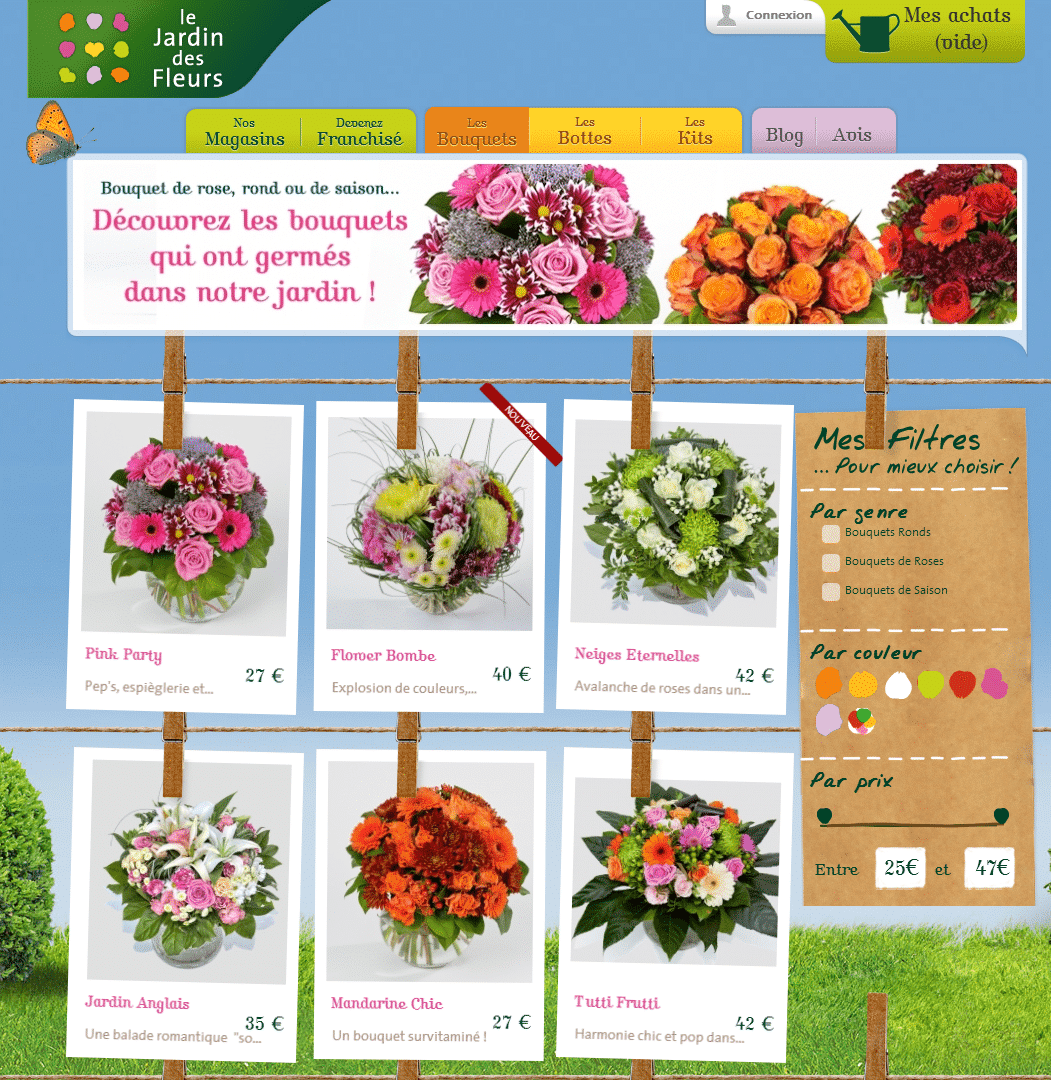 Les Bouquets - Lejardindesfleurs.com