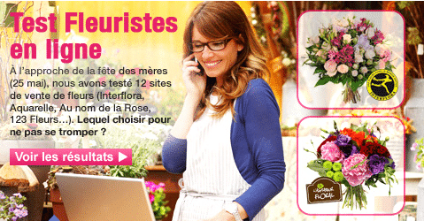 TEST FLEURISTES - QUE CHOISIR - INTERFLORA ET L'AGITATEUR FLORAL EN TÊTE ! | www.Jardinerie-Animalerie-Fleuriste.fr image 1