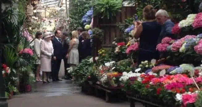 LA REINE ELISABETH II CHEZ LES FLEURISTES PARISIENS ! | www.Jardinerie-Animalerie-Fleuriste.fr