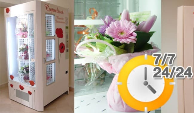 YONNE - UN AUTOMATE POUR DISTRIBUER LES FLEURS | www.Jardinerie-Animalerie-Fleuriste.fr