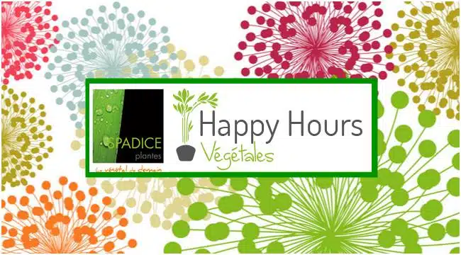 SPADICE PLANTES ORGANISE LES HAPPY HOURS VEGETALES | www.Jardinerie-Animalerie-Fleuriste.fr