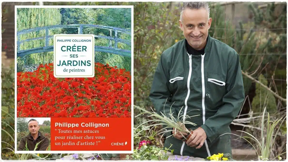 Philippe COLLIGNON - Chroniqueur TV Jardin - Media-Talents - livre - créer ses jardins de peintre - JAF - jardinerie