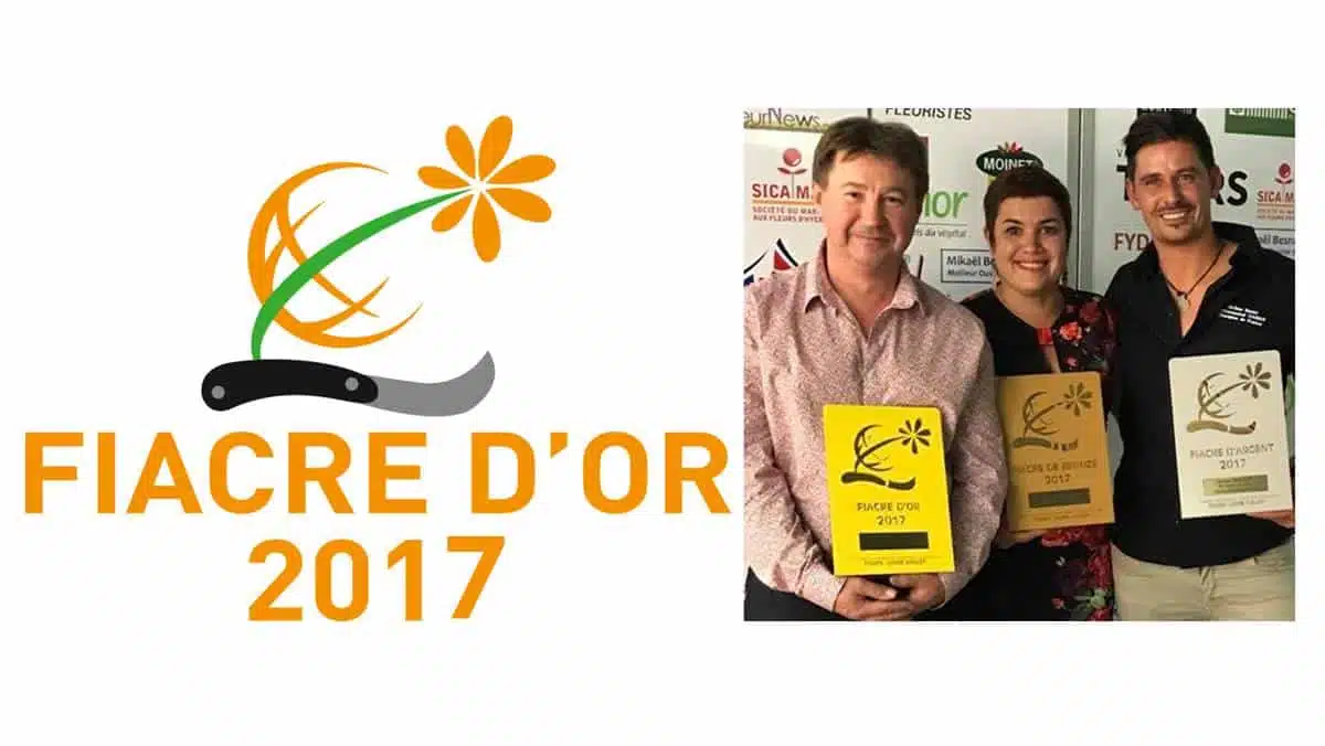 Fiacre Or - Meilleure Entreprise Fleuriste Francaise 2017 Sonnet Naulet Eckendoeffer