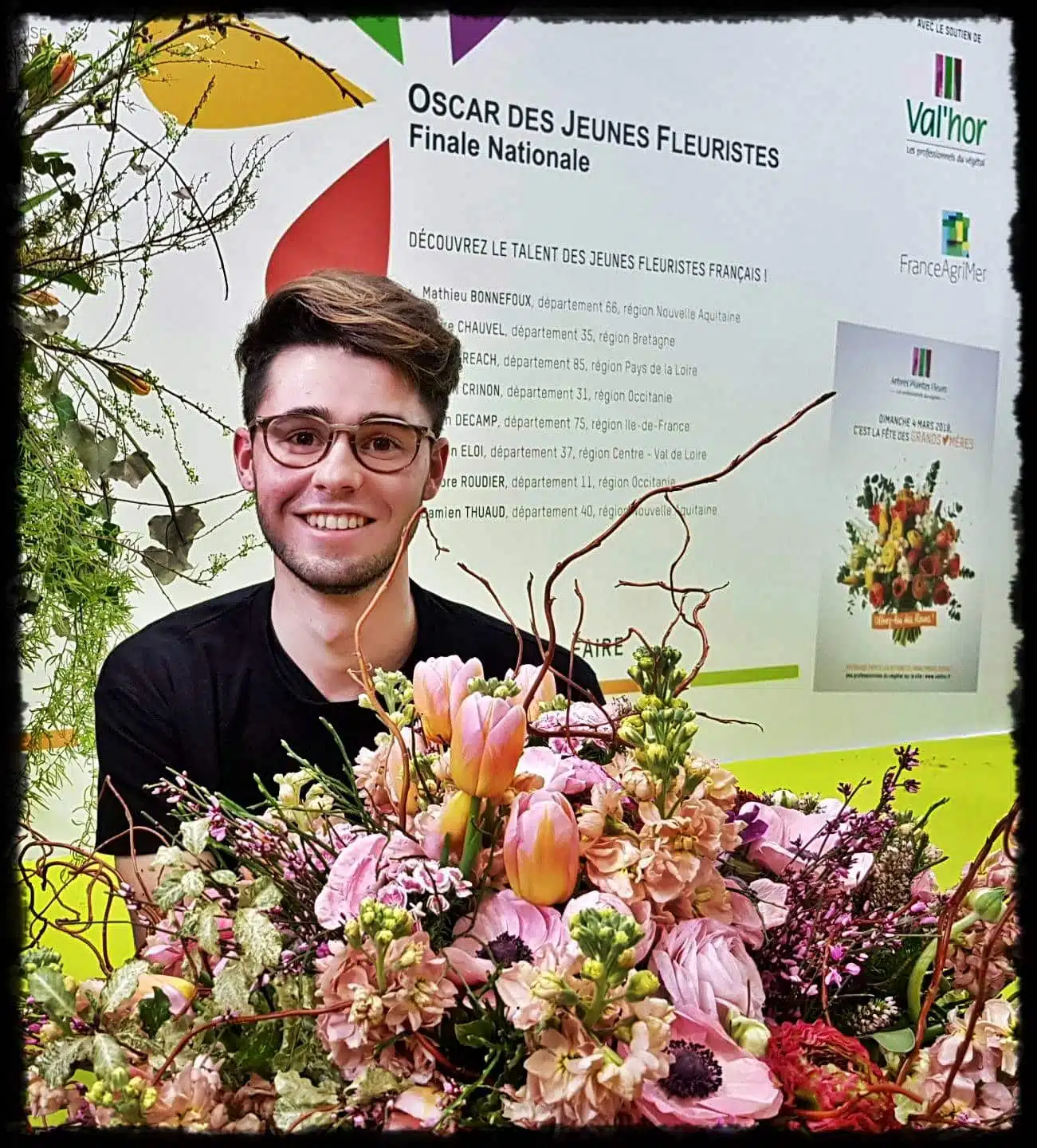 Salon de l’agriculture 2018 – Damien Thuaud – Oscar des Jeunes Fleuristes