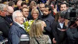 Photo Hauck Richard FAFF Autorisation pour JAF-info Emmanuel Macron Oscar des Jeunes Fleuristes