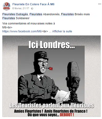 fleuristes outragés Facebook JAF-info Fleuriste