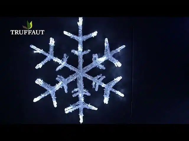 Flocon de neige lumineux - Jardinerie Truffaut TV