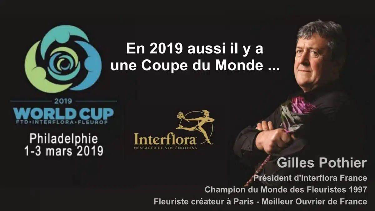 Gilles pothier Coupe du monde interflora JAF-info Fleuriste