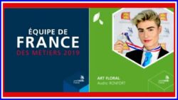 Équipe de France des Métiers 2019 Audric Romfort JAF-info Fleuriste