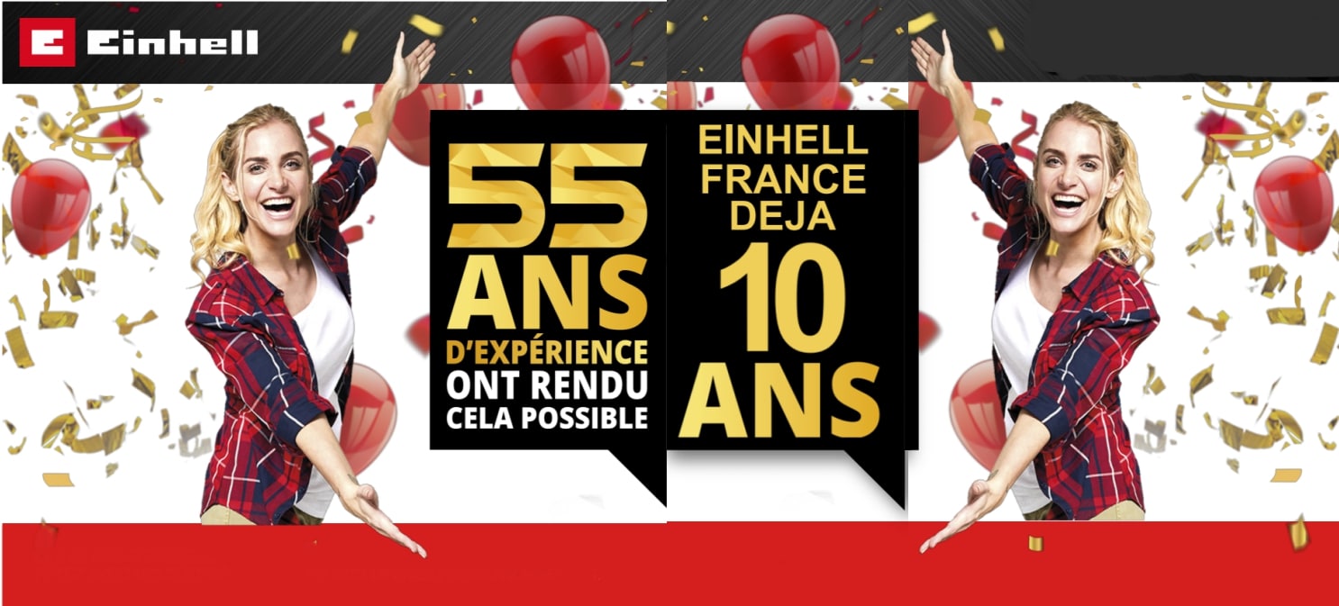 Einhell 10 55Ans Jaf-Info Jardinerie