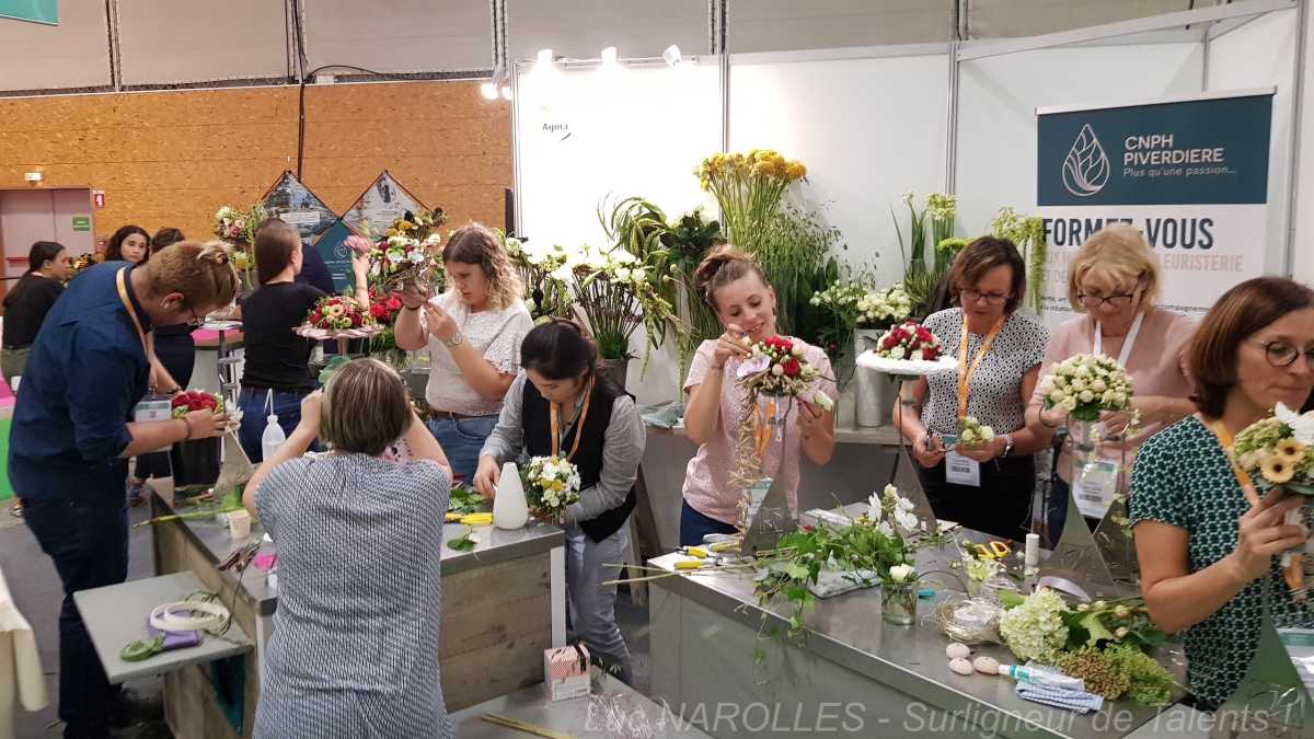 [Photo] Salon du végétal Nantes 2019 &#8211; Les fleuristes de la Piverdière font le show ! &#8211; Bonne humeur et Professionnalisme pour le CNPH &#8211; Piverdière