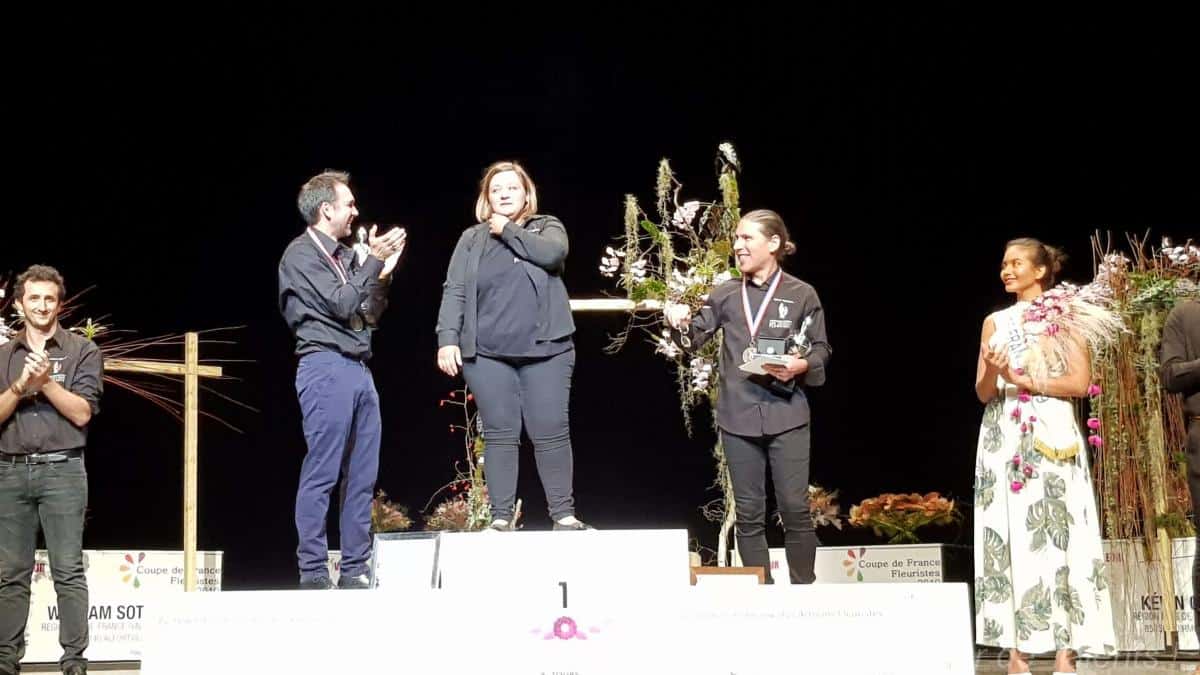 [Photo] Tours – Novafleur 2019 – Aurélie RUETSCH Champion de France fleuriste 2019