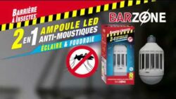 Ampoule LED Anti-Moustiques 2 en 1 Barrière à Insectes
