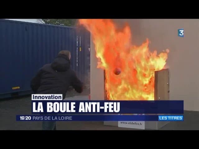 ELIDE FIRE® Reportage France 3 - Pays de la Loire