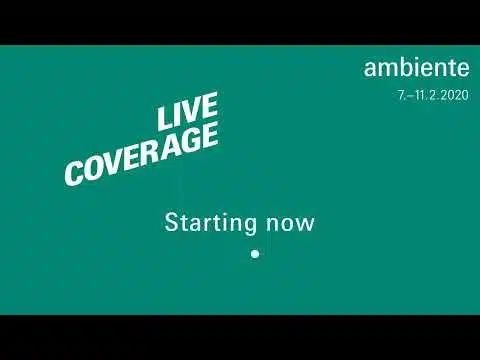 Ambiente 2020 Live: Opening