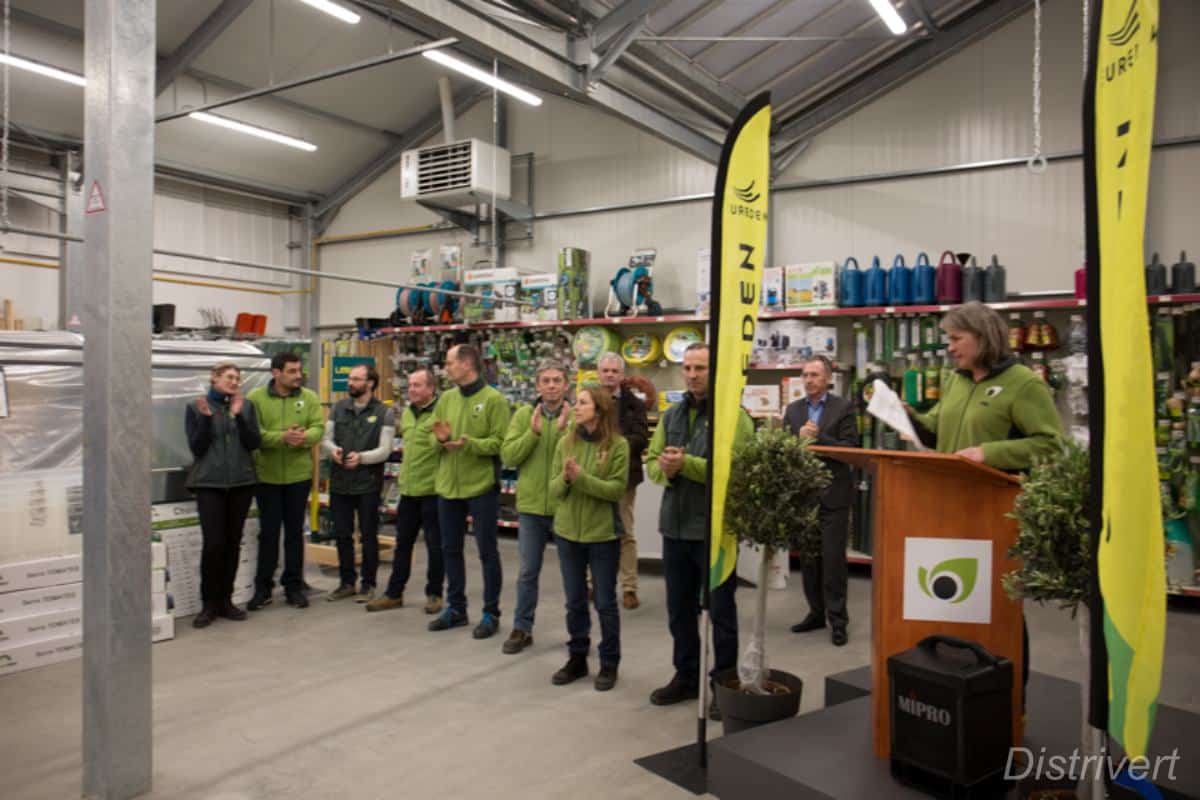 Bretagne – Groupe Eureden – Distrivert inaugure un Jardinerie Animalerie Point Vert à Plouguernével