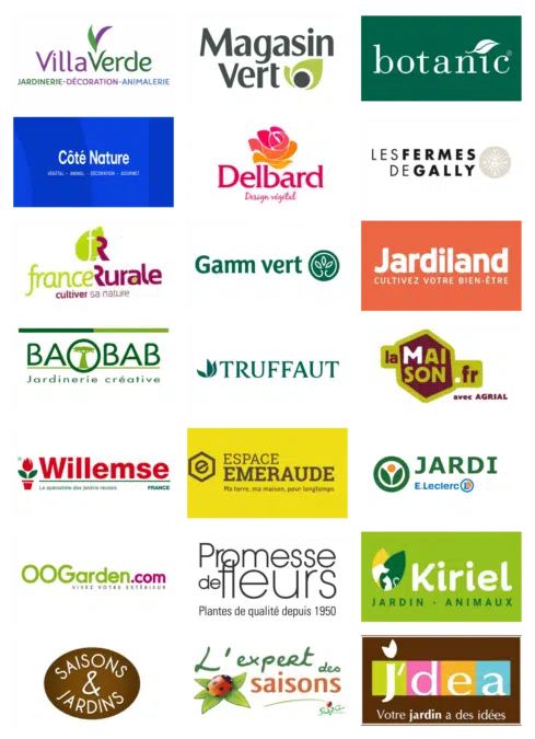 Jardineries Animaleries Fleuristes de France