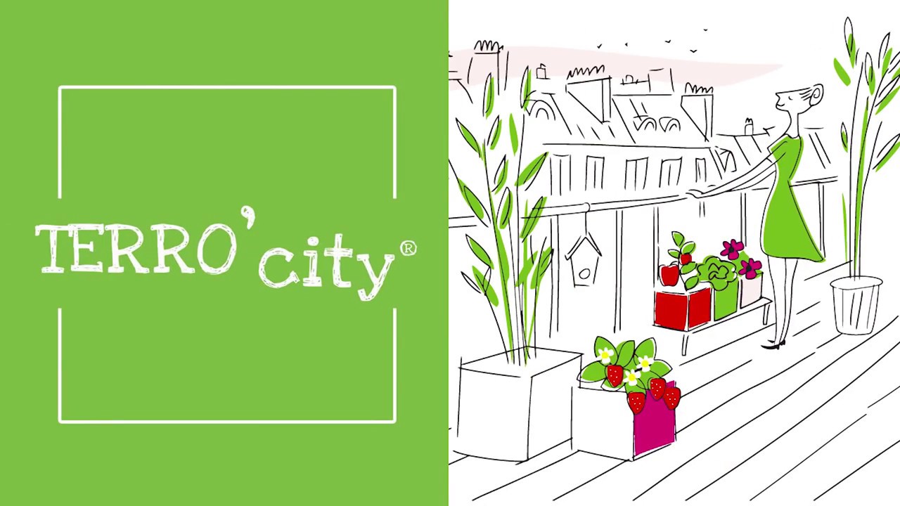 TERRO'city : bac a planter original et léger pour votre jardinage urbain