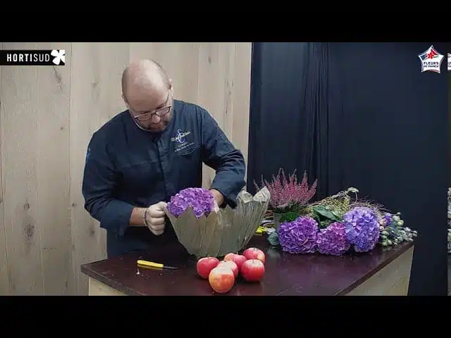 Bonjour les fleuristes ! Pommes et Pompons par Stéphane Chanteloube, Meilleur Ouvrier de France