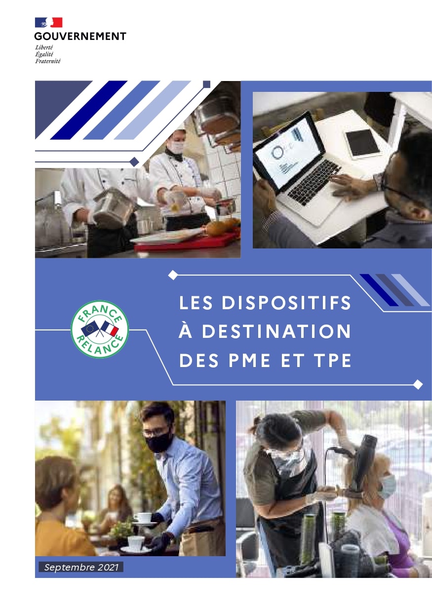 France Relance – Les Dispositifs à destination des PME et TPE – Jardinerie Animalerie Fleuriste (09/2021)