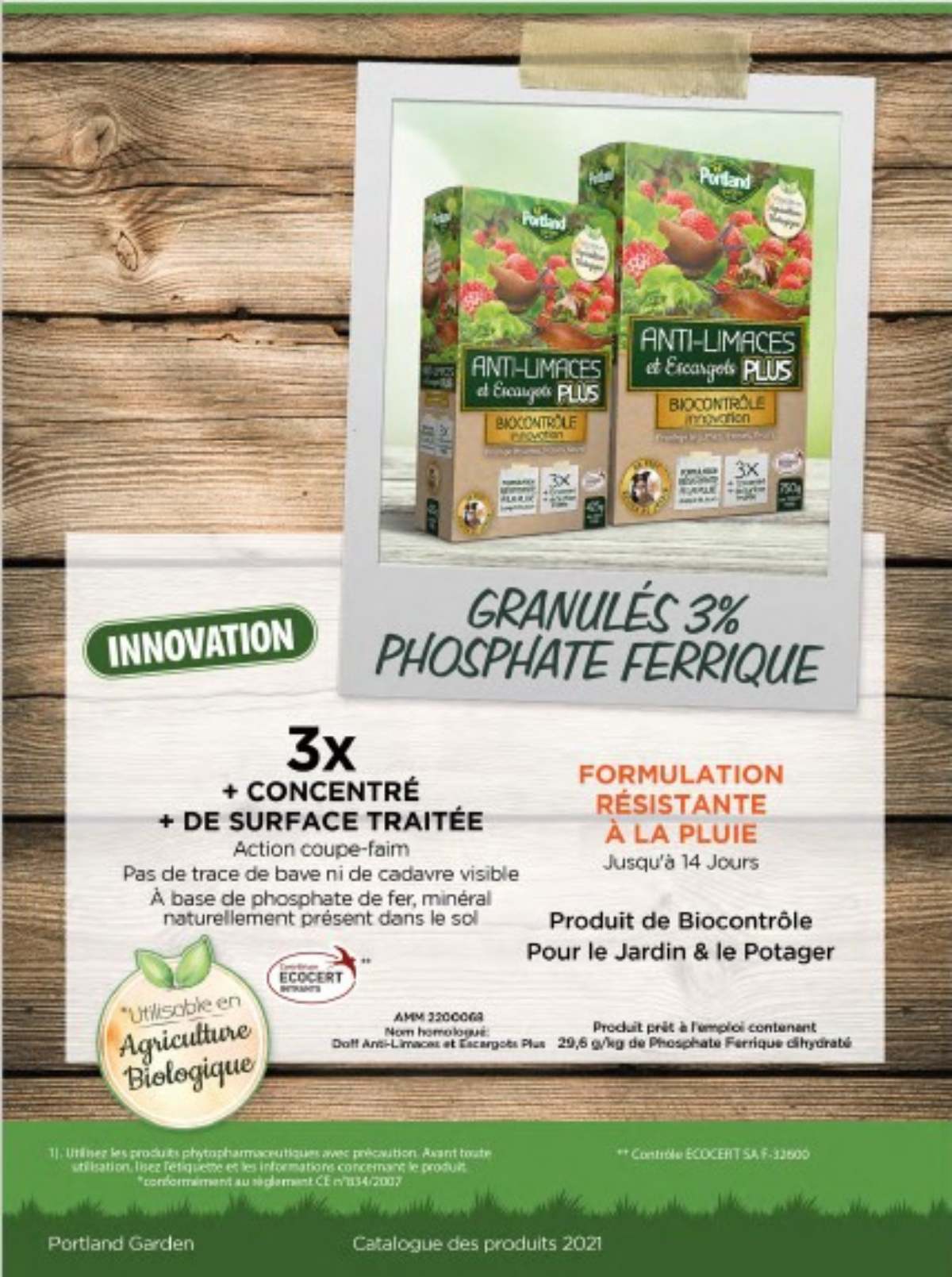 Portland Progresse En France Avec Son Innovation : L'Anti-Limaces Biocontrôle Granulés 3% Le Plus Concentré Du Marché