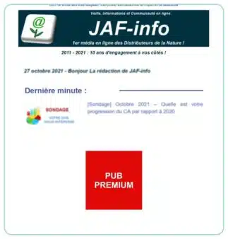 Votre publicité sur JAF-info - Kit-média - ads