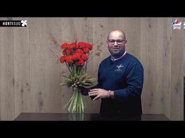 Bonjour les fleuristes ! La marrante d'Halloween par Stéphane Chanteloube Meilleur Ouvrier de France