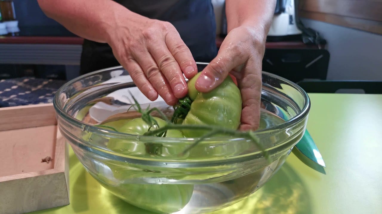 Envie de déguster de la confiture de tomates vertes