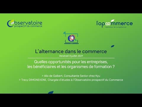 L'alternance dans le commerce