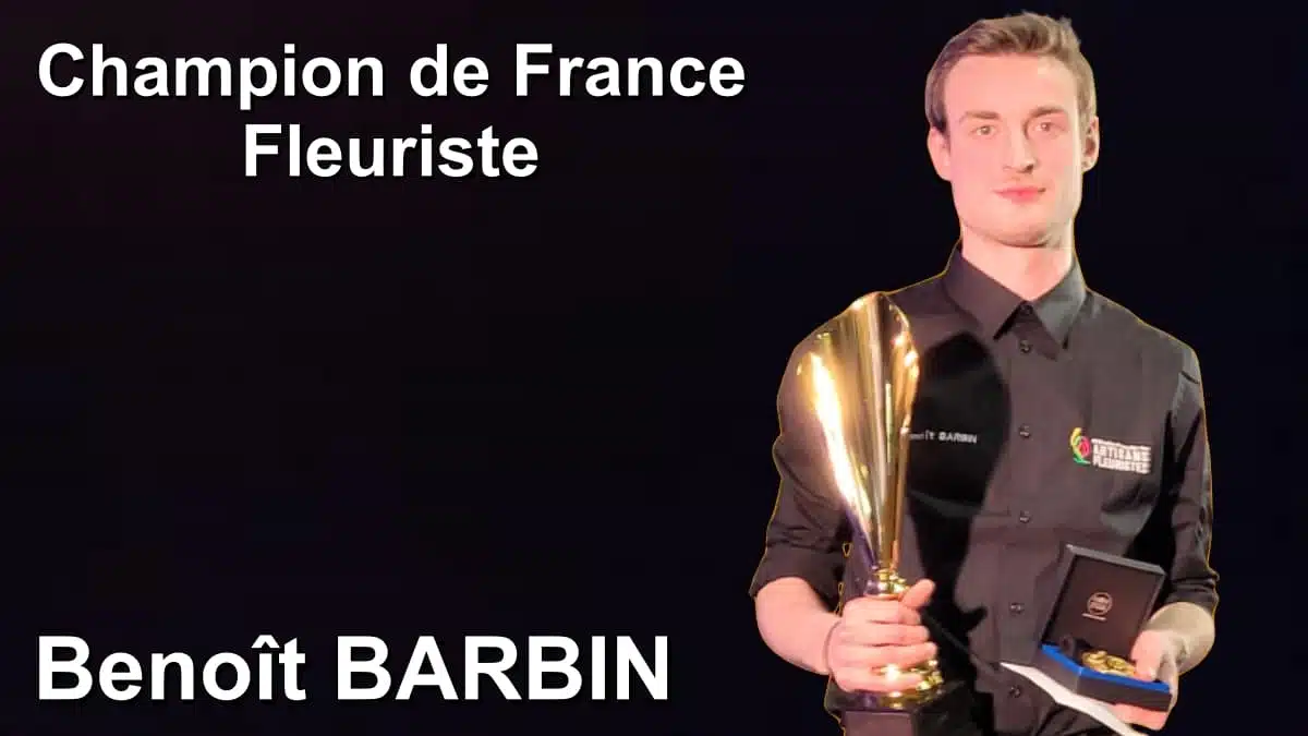 Benoit barbin Champion de France JAF-info Fleuriste