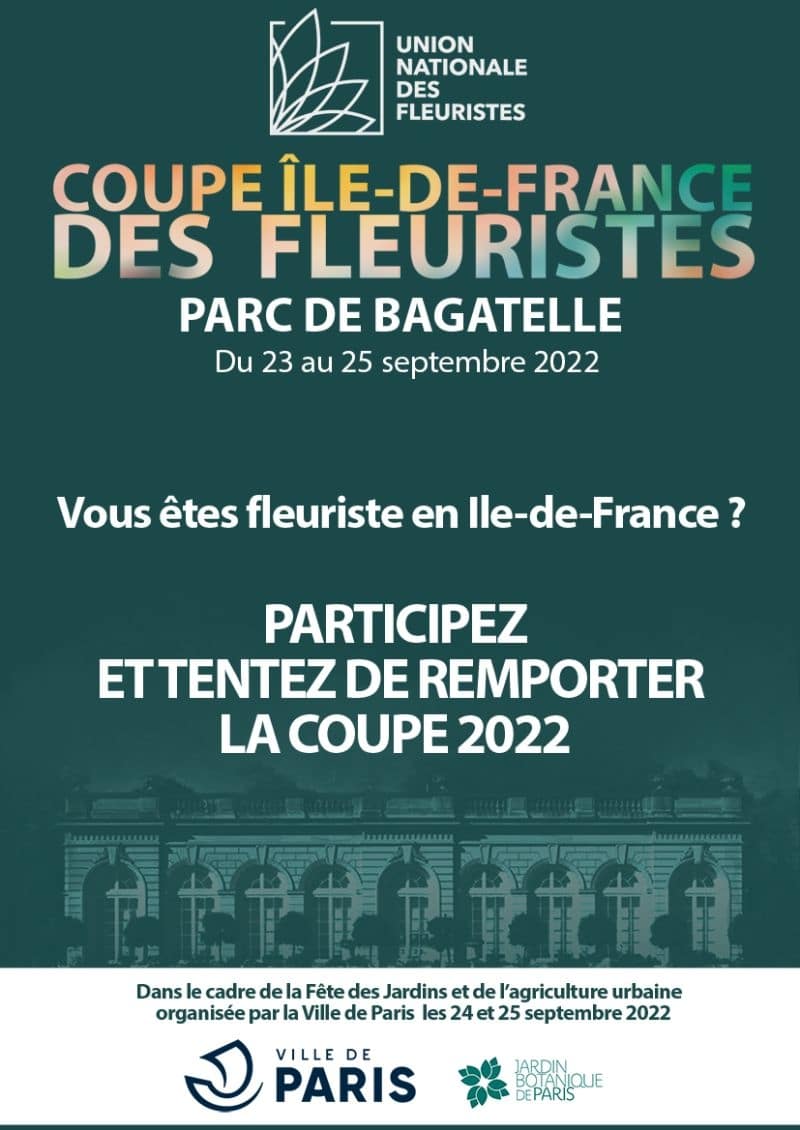 Union Nationale Des Fleuristes Organise La Coupe Île-De-France Des Fleuristes 2022 - Comment Y Participer ?