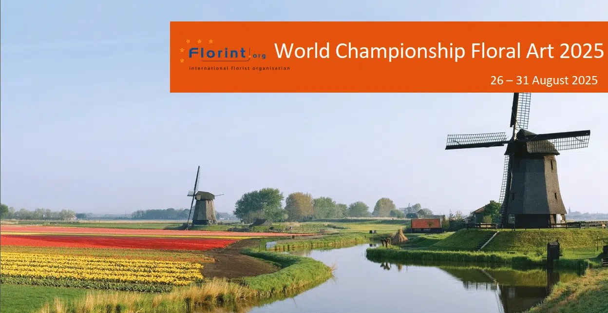 EUROPA-CUP FLORINT 2022 - Championne d'Europe Fleuriste : Hanneke Frankema des Pays-Bas !