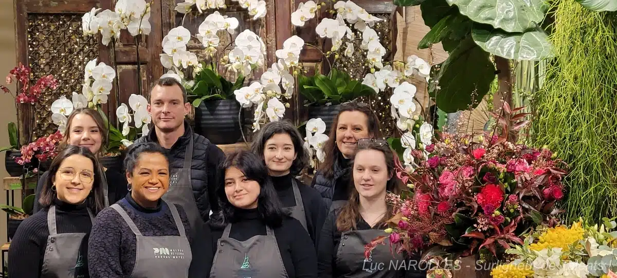 [Photo] Saint Valentin - Visite de la Ministre Carole GRANDJEAN à la Maison de fleurs de Pascal MUTEL, entreprise d’art floral