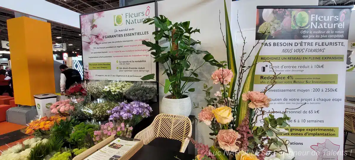 Salon de la Franchise - Après 25 ans de réussite, Fleurs Ô Naturel s'ouvre à la franchise