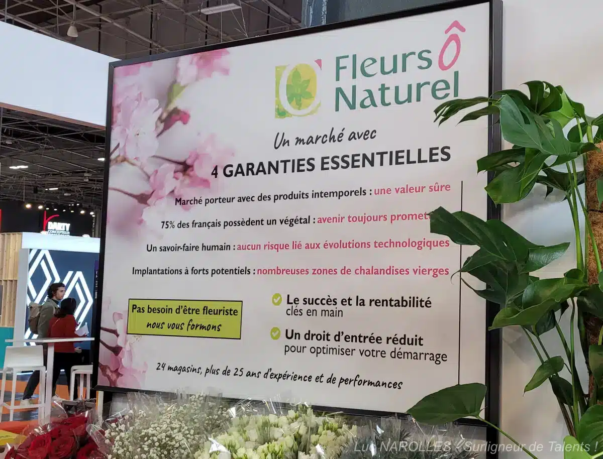 Salon de la Franchise - Après 25 ans de réussite, Fleurs Ô Naturel s'ouvre à la franchise