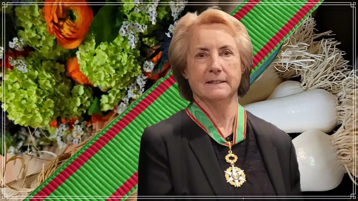 Marie-Hélène ROCHER-LOAEC reçoit la cravate de Commandeur du Mérite Agricole
