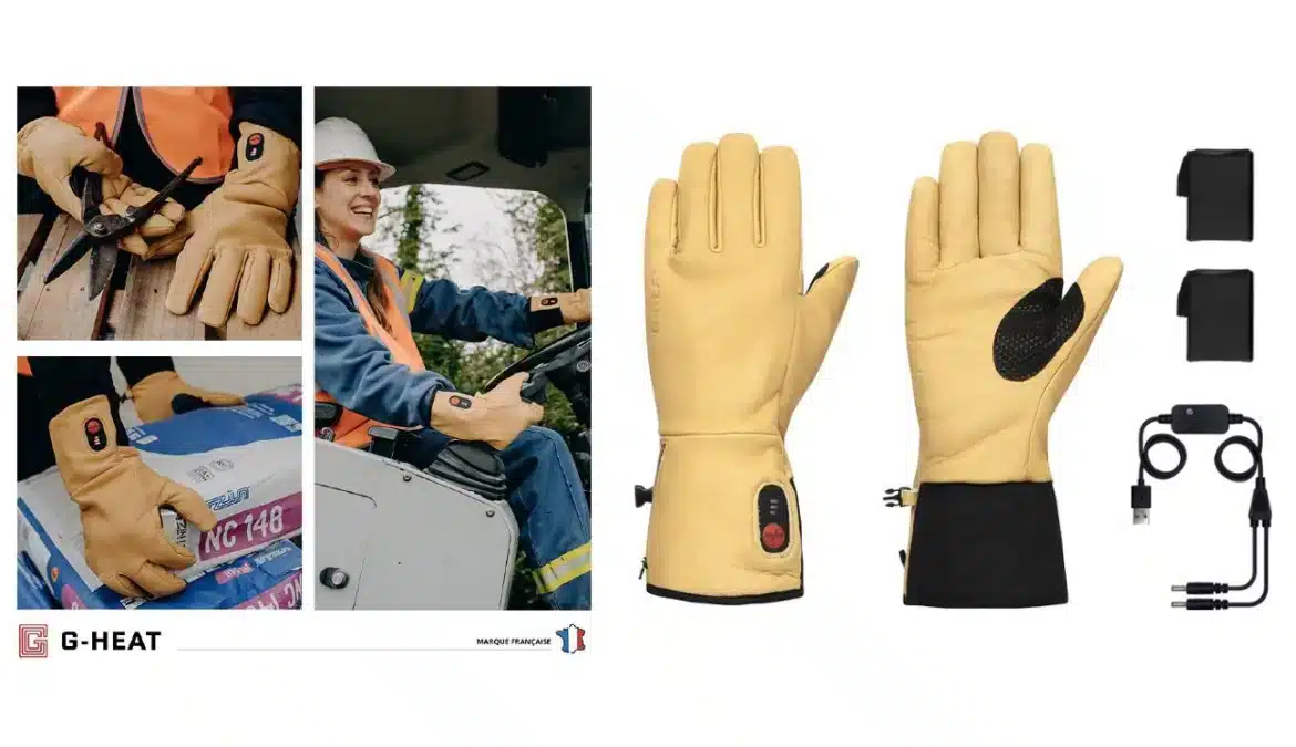 Innovation : G-HEAT lance les premiers gants de travail chauffant