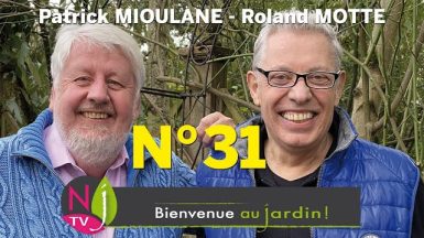 BIENVENUE AU JARDIN N° 31 : le grand podcast hebdo de NewsJardinTV présenté par Patrick et Roland