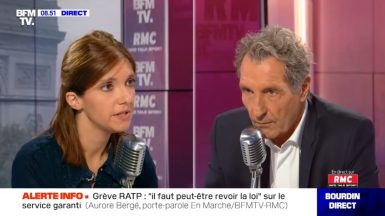 Aurore Bergé face à Jean-Jacques Bourdin sur RMC et BFMTV JAF-info Animalerie