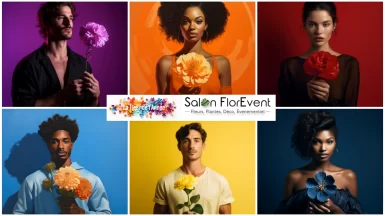 collage Florevent Fleur de l'année JAF-info Fleuriste