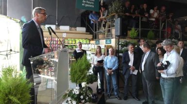 Luc BLANCHET, Président de Botanic®, à l'inauguration du magasin de Rueil-Malmaison le 09/06/2016