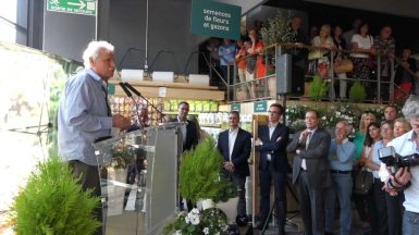 Yann ARTHUS-BERTRAND, Président de Good Planet, inauguration Botanic® Rueil-Malmaison le 09/06/2016